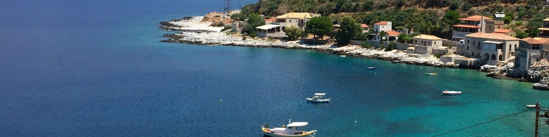 Beautiful bay of Limeni