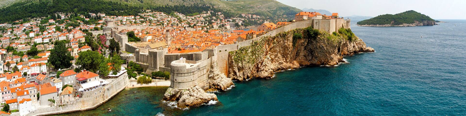 Dubrovnik walls panorama