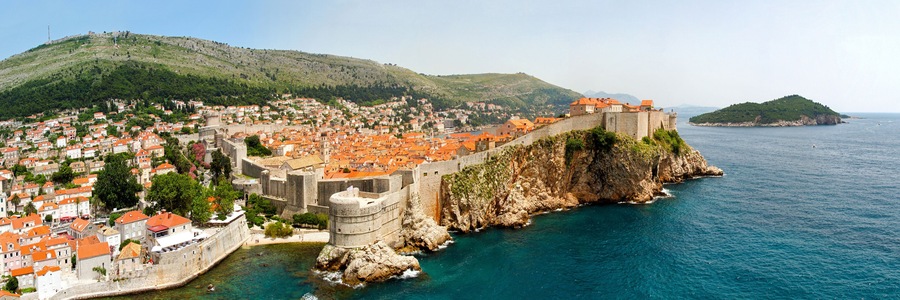 Dubrovnik walls panorama