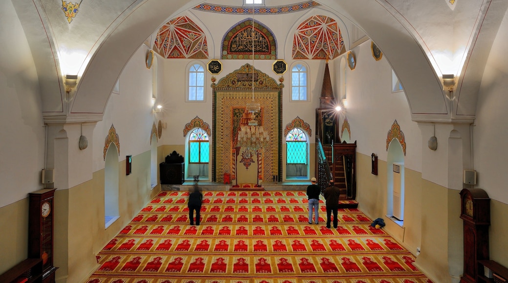 Second flor of Orhan Gazi Mosque interior, Bursa, It was built in 1399 year