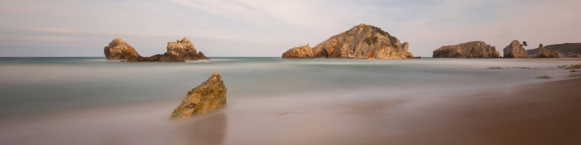 Akcakese bay and rocky seascape