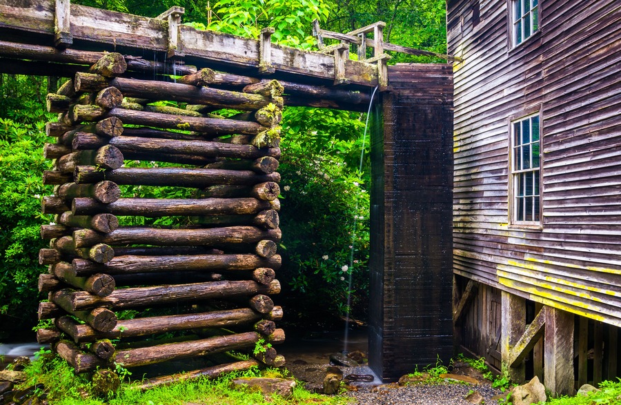 Mingus Mill, at Great Smoky Mountains National Park, North Carol