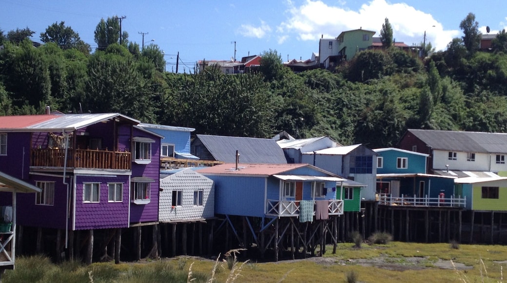 Pretty little fisherman's huts on the small island of Chiloe! 🎣