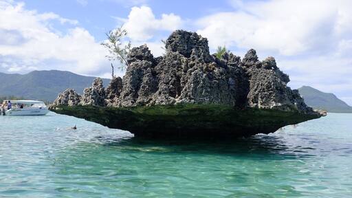 In front of Le Morne.