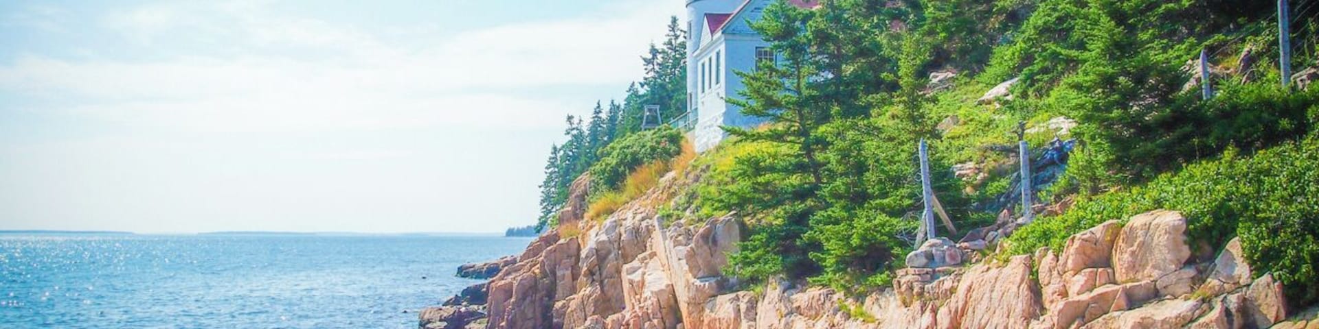 Bass Harbor Head Lighthouse is located on one of the many beautiful shorelines that line Acadia National Park in Maine, USA. It's easily accessed by car - this picture was taken from a rocky beach that's reached via a steep but short wooden stairway.
#NationalPark