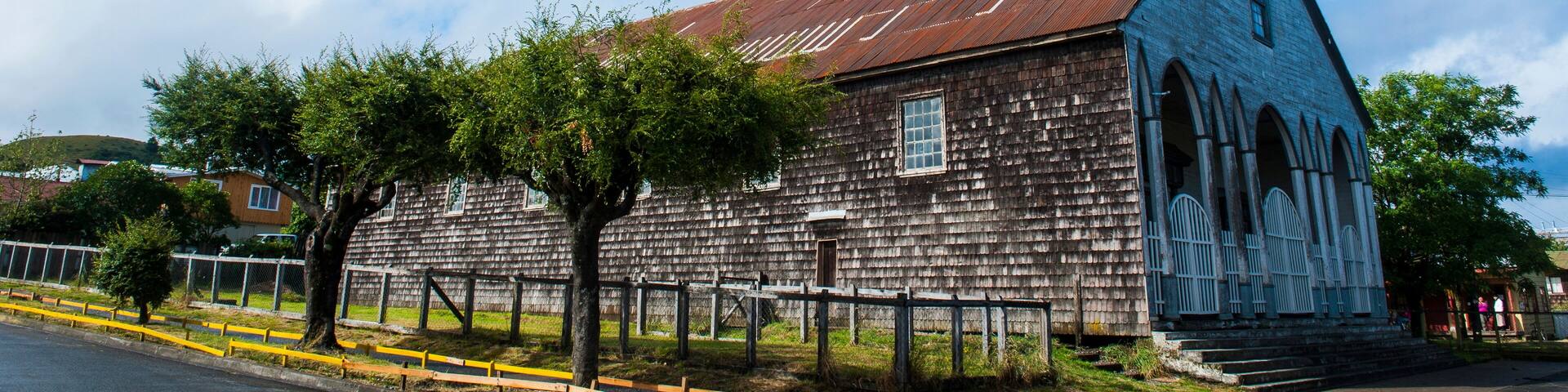 Church of Our Lady of Sorrows, Dalcahue, Chiloe, Chile