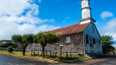 Church of Our Lady of Sorrows, Dalcahue, Chiloe, Chile