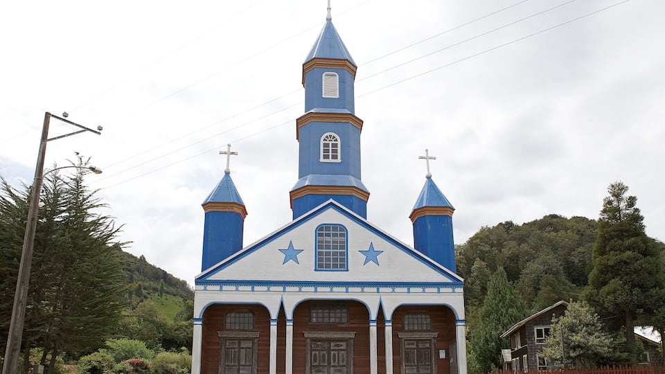 Church of Tenaun, Chiloe Island, Chile