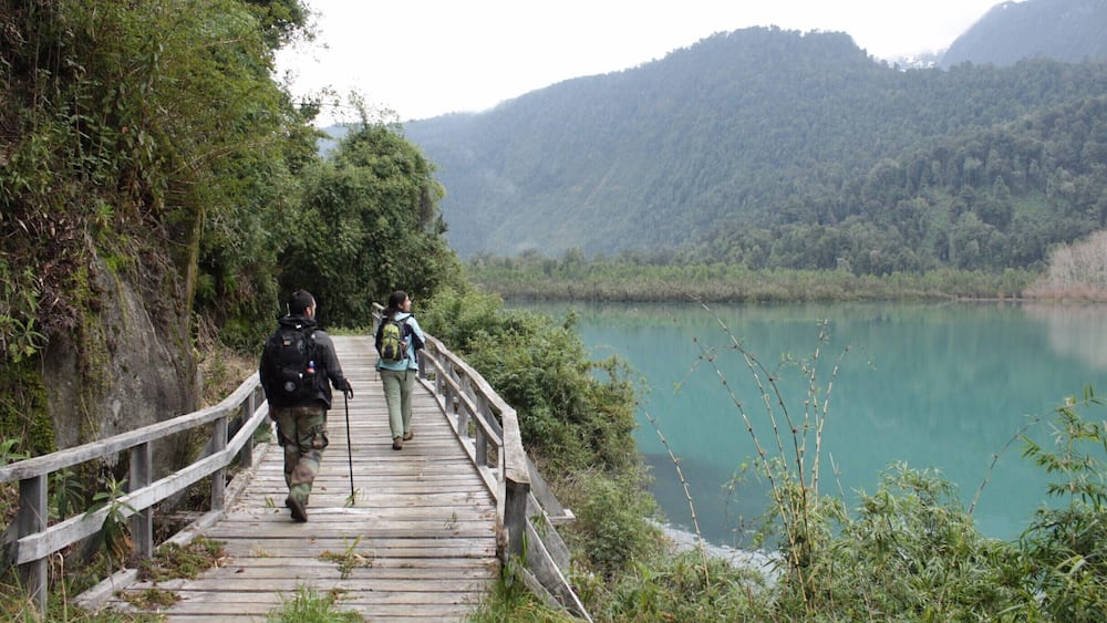 Comenzando el dĂa de trekking hacia piedras quemadas.