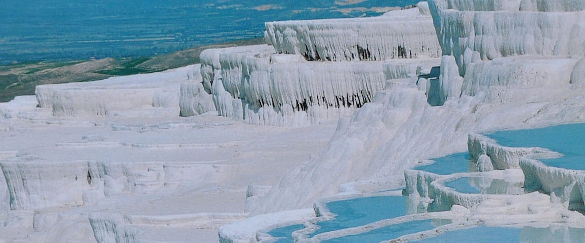 Absolutely, amazing hot springs deposits...