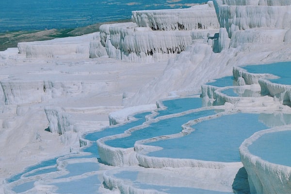 Absolutely, amazing hot springs deposits...