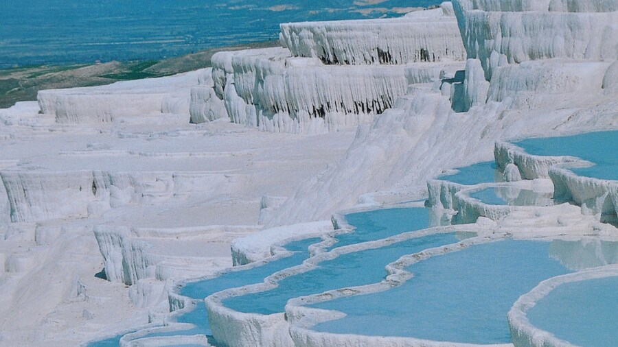 Absolutely, amazing hot springs deposits...