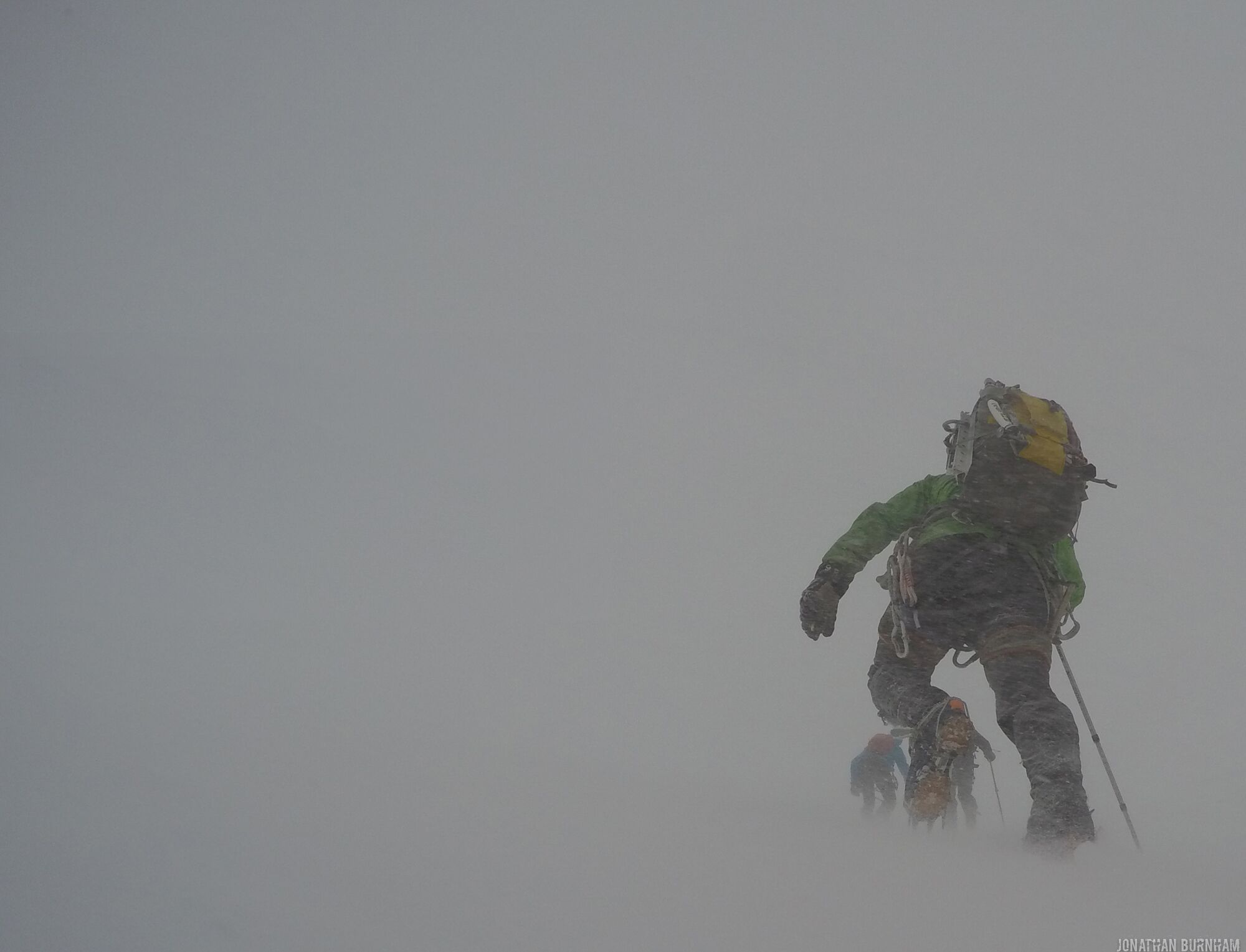 That moment when your hike turns into a real adventure. Day 1 of the Adventure Travel World Summit and we had 60+ mph wind on our hike up the Osorno Volcano, Chile.