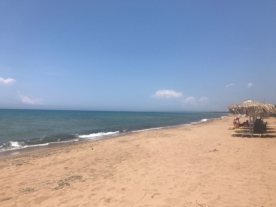 Perfect beach just 20 minutes away from the port for cruisers. You can rent a car or scooter but go with a car if you're not experienced scootering on windy roads.