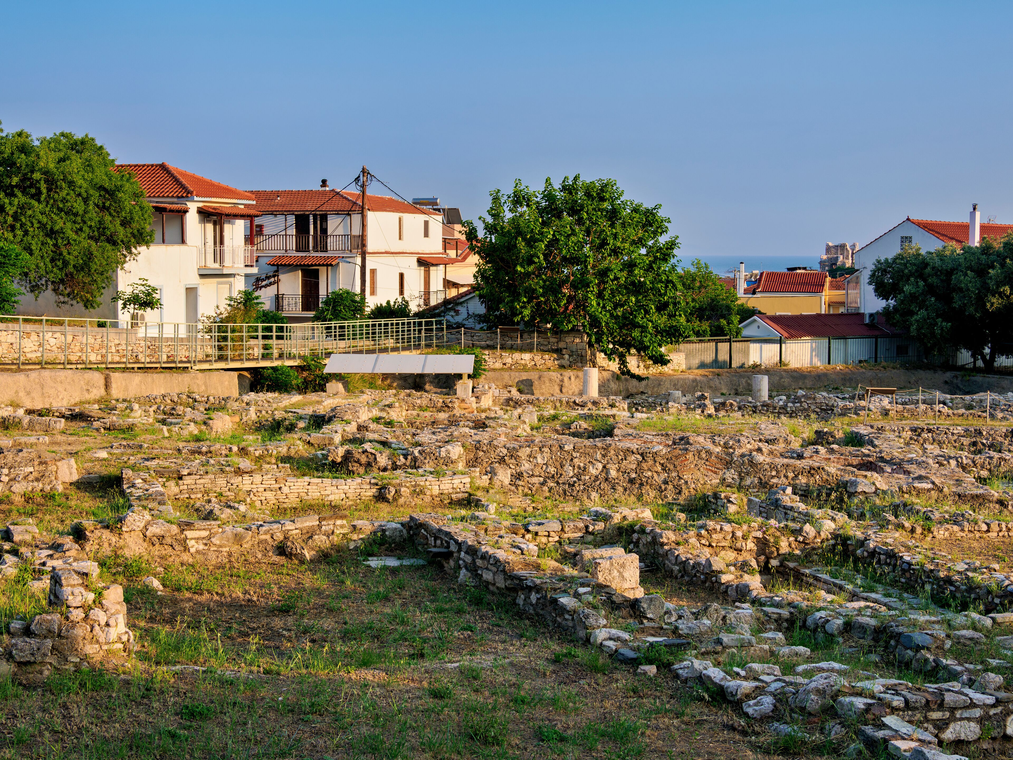Ruins of Ancient City, Archaeological Museum, Pythagoreion, UNESCO World Heritage Site, Pythagoreio, Samos Island, North Aegean
