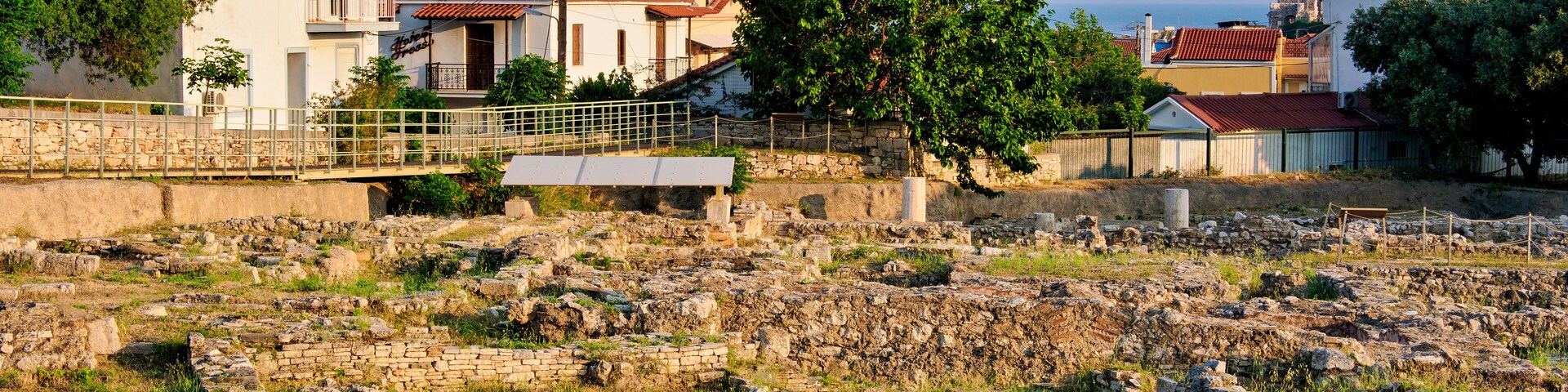 Ruins of Ancient City, Archaeological Museum, Pythagoreion, UNESCO World Heritage Site, Pythagoreio, Samos Island, North Aegean