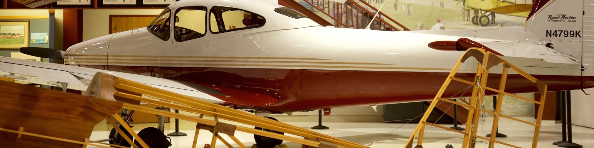 Pearson Air Museum showing aircraft and interior views