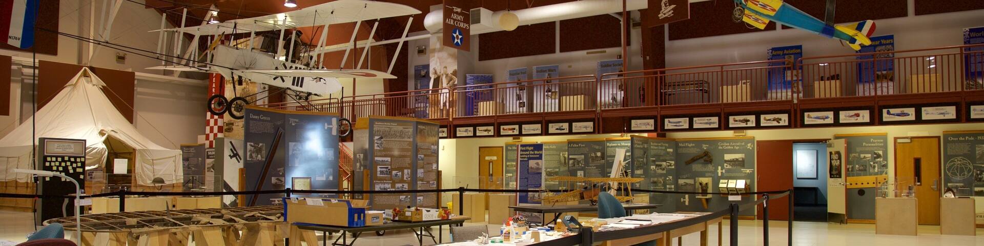 Pearson Air Museum showing interior views