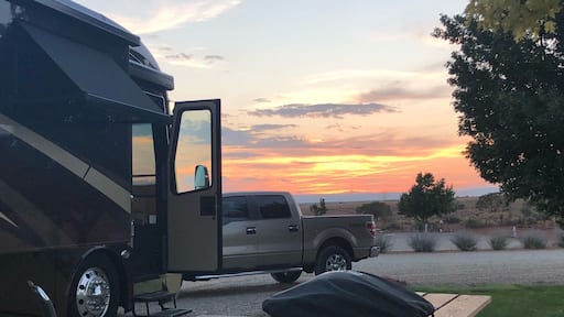 Being a full time RVer gives us the opportunity to change our view/homesite as often as we like. Tonights ‘yard’ is pretty stunning!