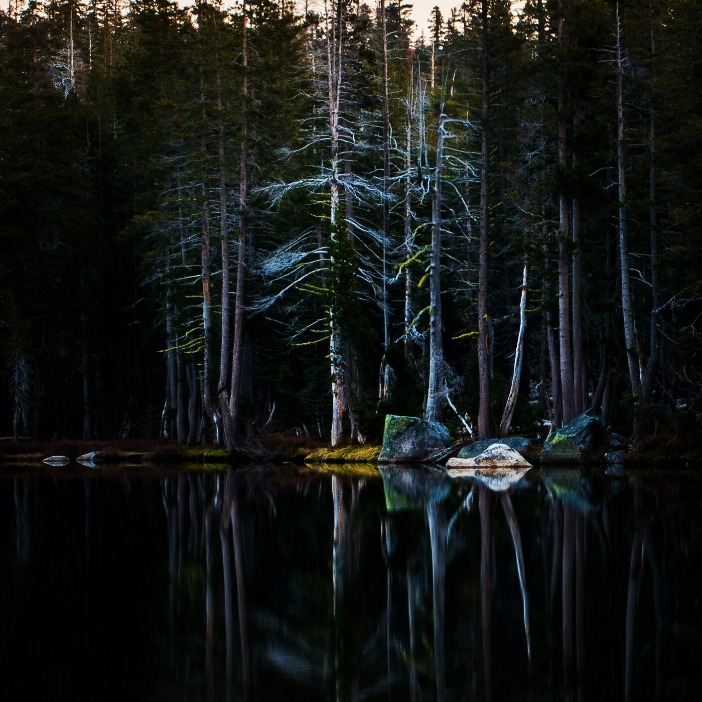 As the sun is setting