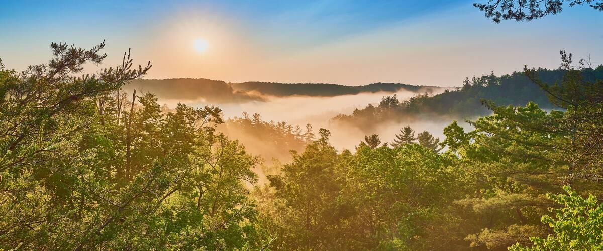 Sunrise at Red River Gorge, KY