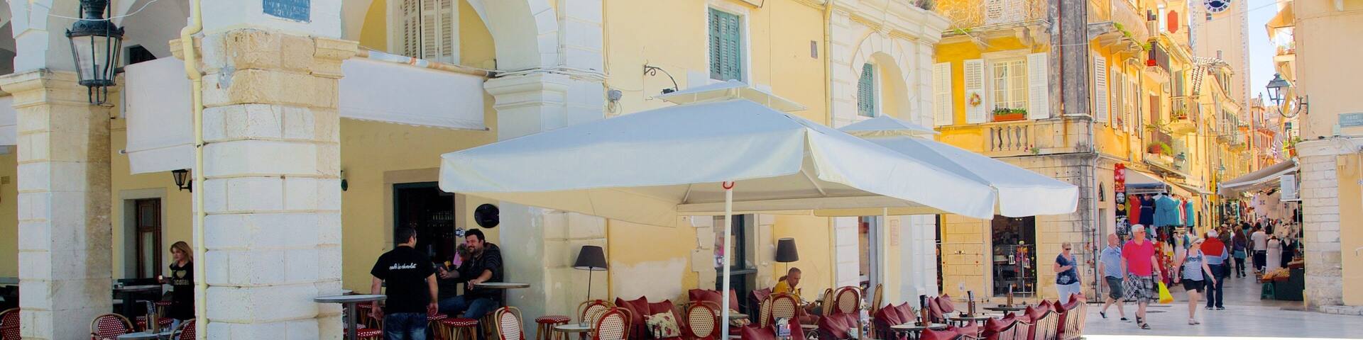 Altstadt das einen Straßenszenen