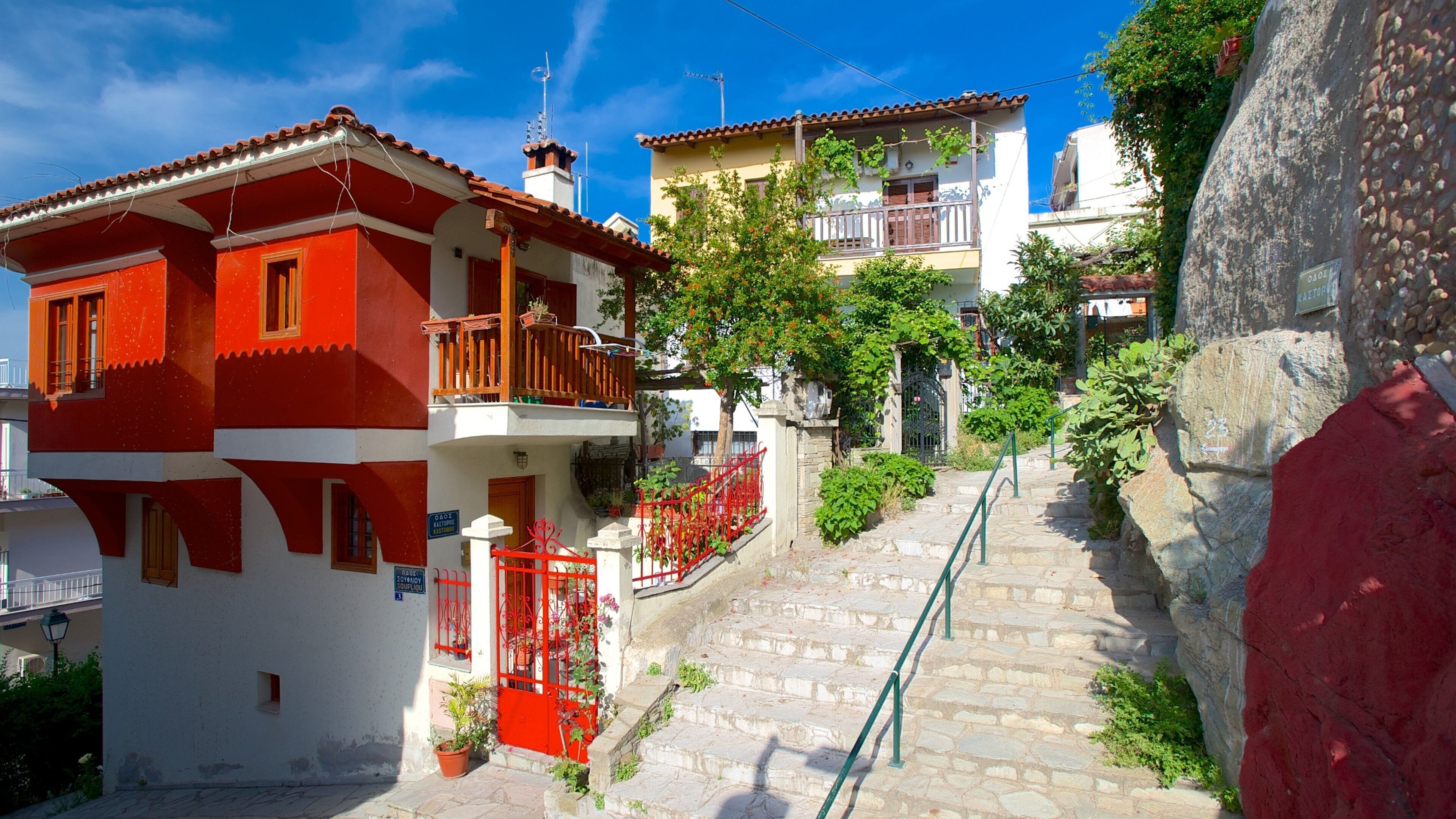 Gamlebyen som viser hus