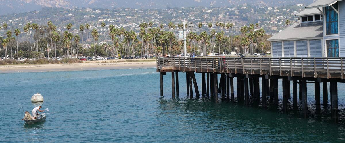 Museum of Natural History Sea Center on Stearns Wharf in Santa Barbara, California, USA