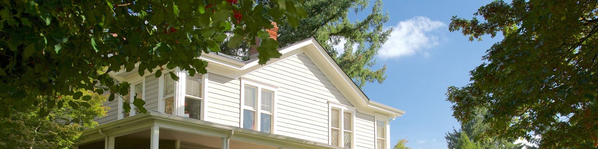 Officers Row qui includes maison et patrimoine architectural