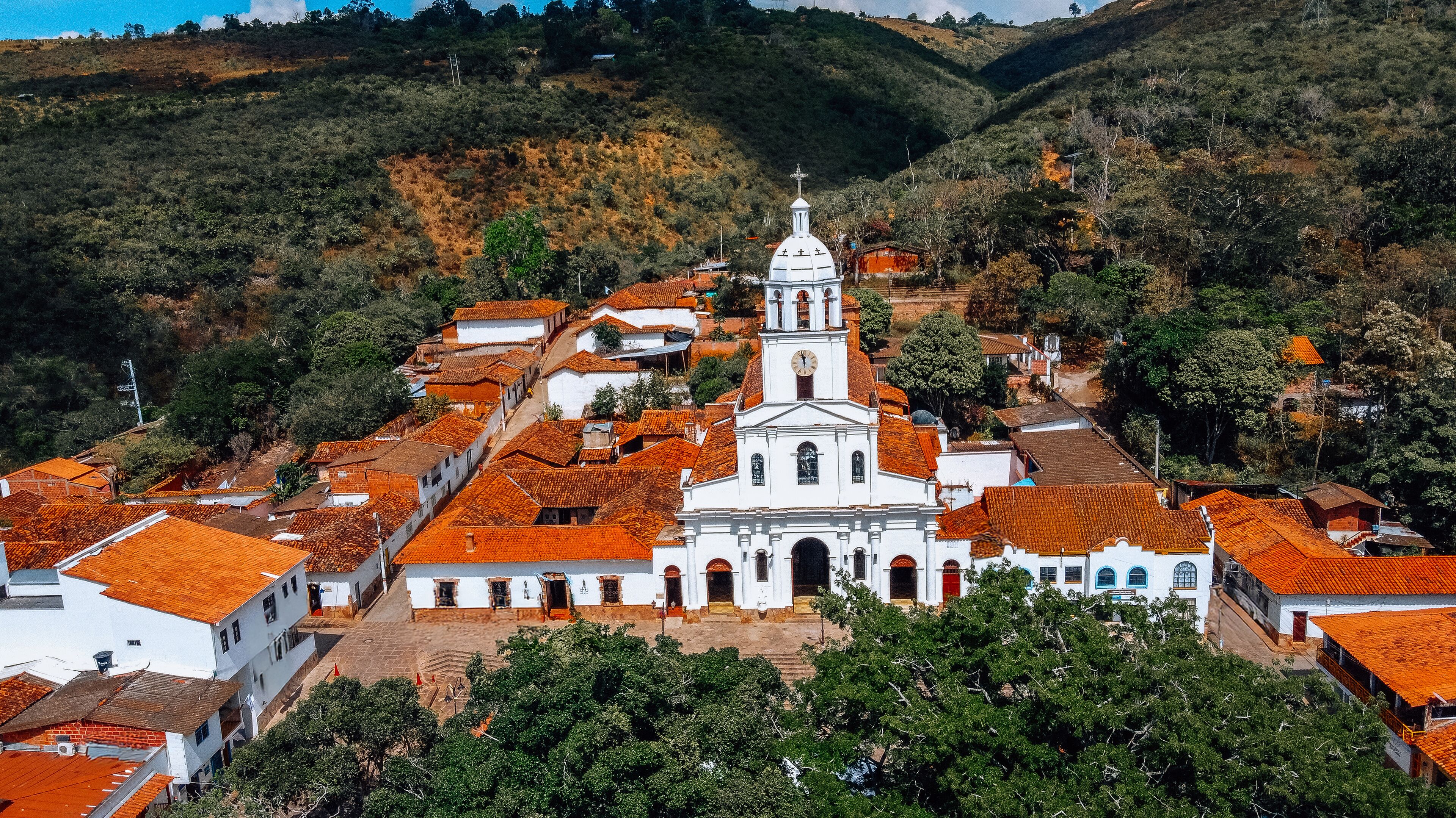 Mesa de los Santos, Santander, Colombia, traditional village of colombia