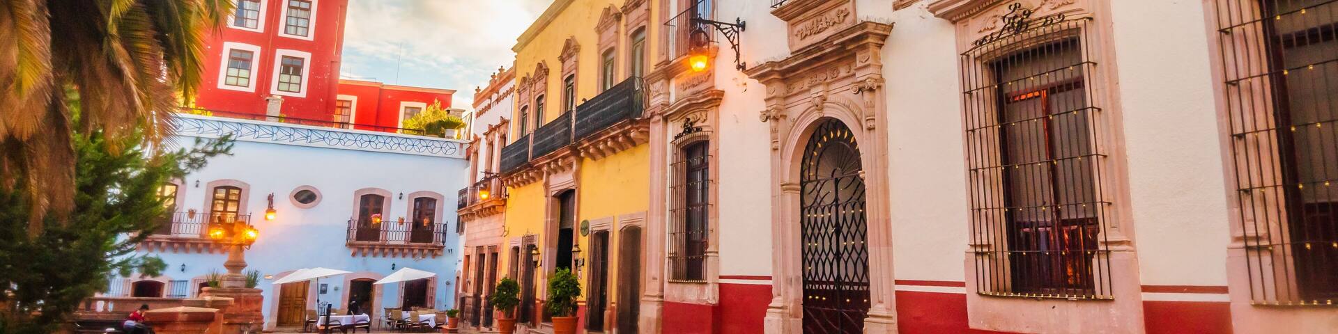 Facade of the Autonomous University of Zacatecas
