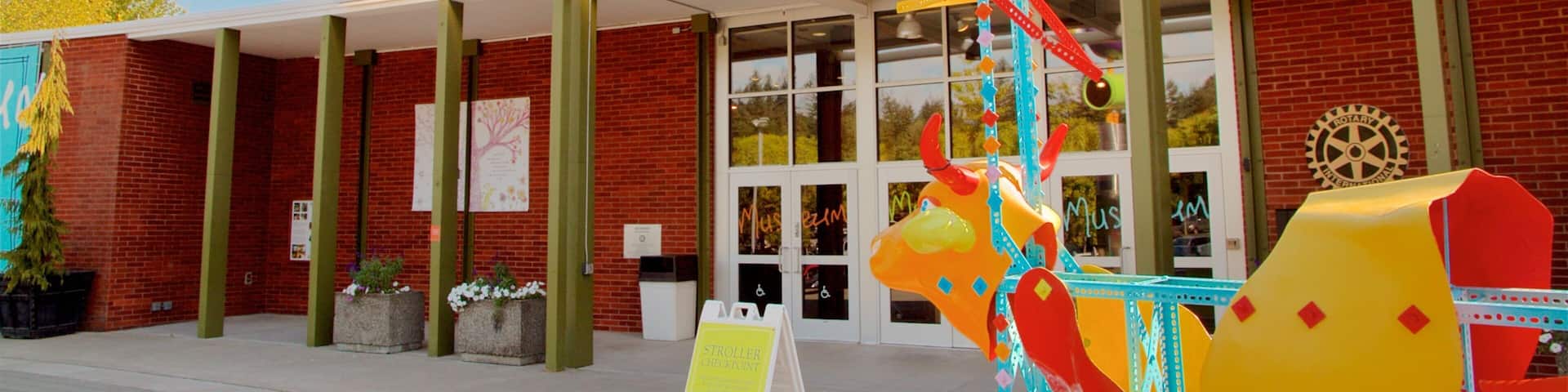 Portland Children\'s Museum showing signage