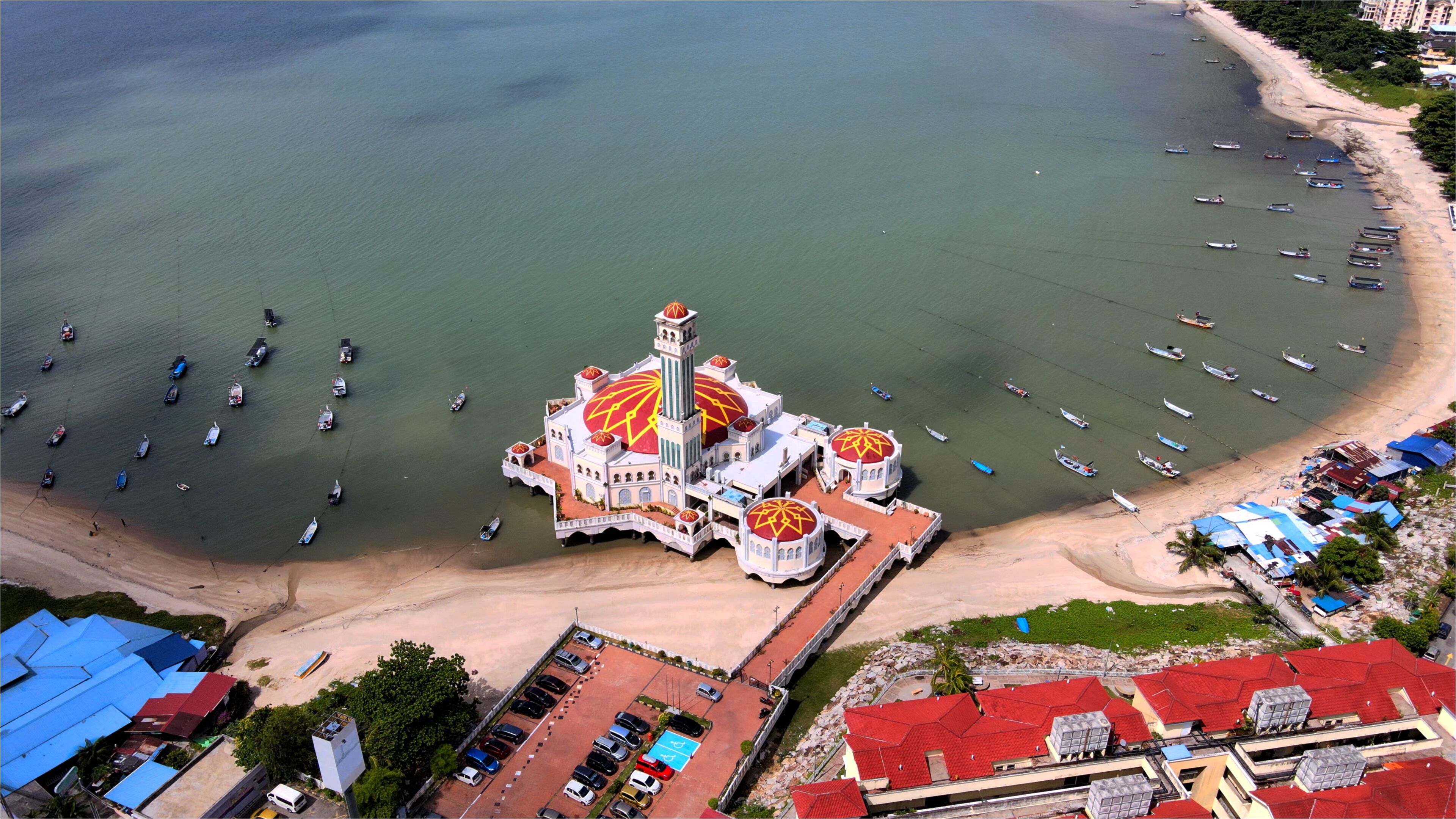 Floating mosque at Tanjung Bungah, Penang