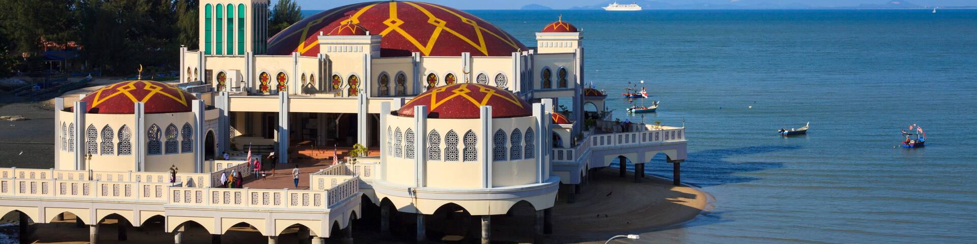 Floating Mosque of Tanjung Bungah, Penang island, Malaysia