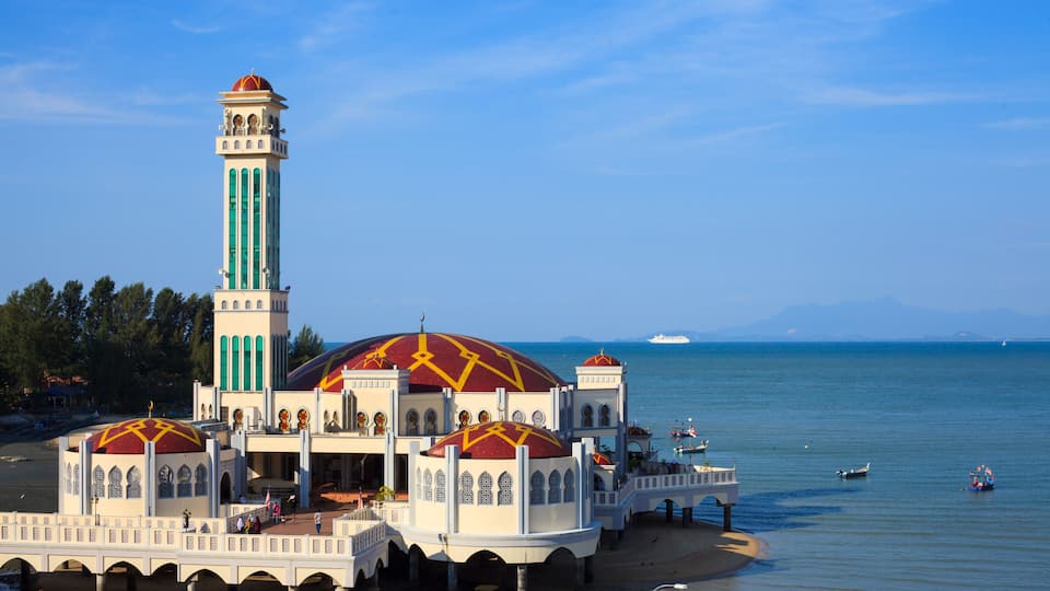 Floating Mosque of Tanjung Bungah, Penang island, Malaysia