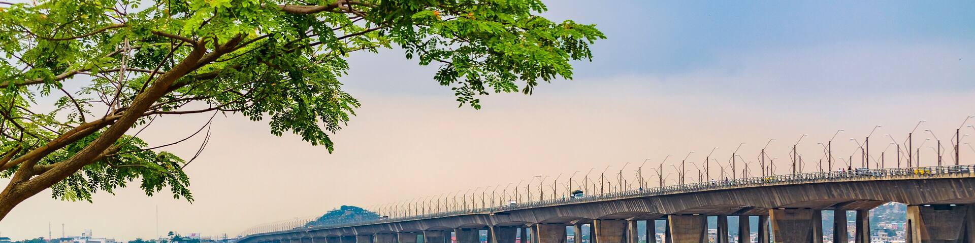 Bridge Over Babahayo River, Guayaquil, Ecuador