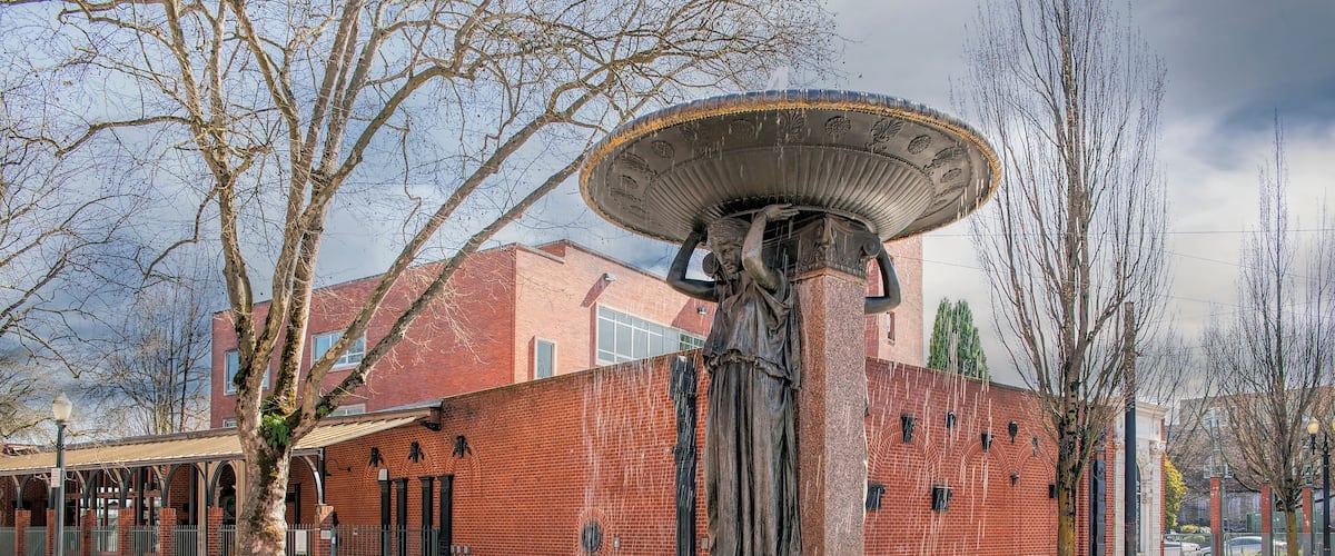 Skidmore Fountain at Ankeny Square