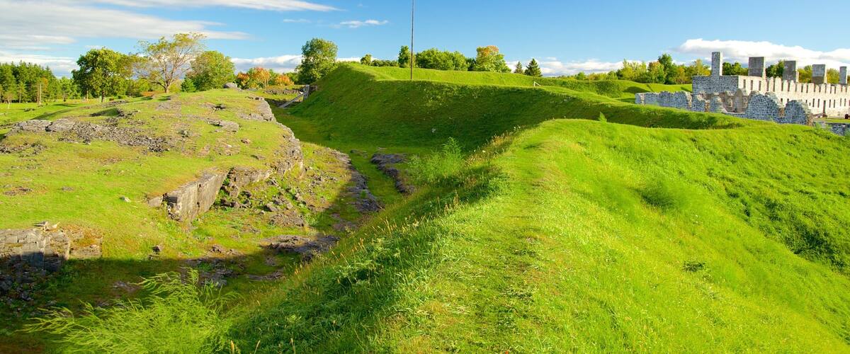 Crown Point State Historic Site which includes building ruins and a park