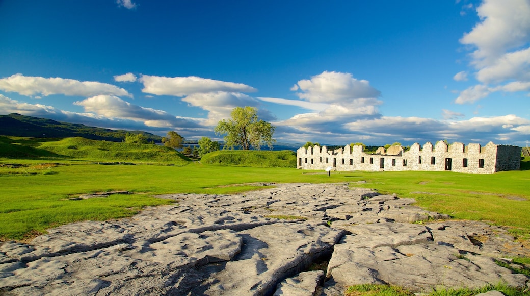 Crown Point State Historic Site featuring a ruin and a garden