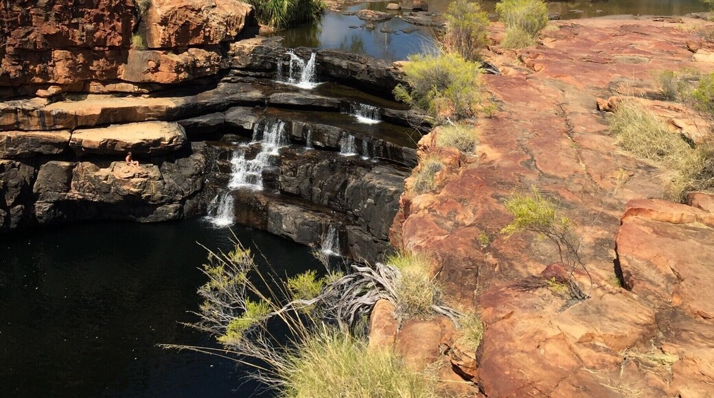 You can find Bell Gorge off of the Gibb River Road, which is an amazing road trip through the northern park of The Outback. The hike from the car park to the gorge takes about half an hour and you can swim in the pool below. Visit during the dry season in June, July or August. #SMDdoesOZ #GibbRiverRoad #TheOutback #Australia