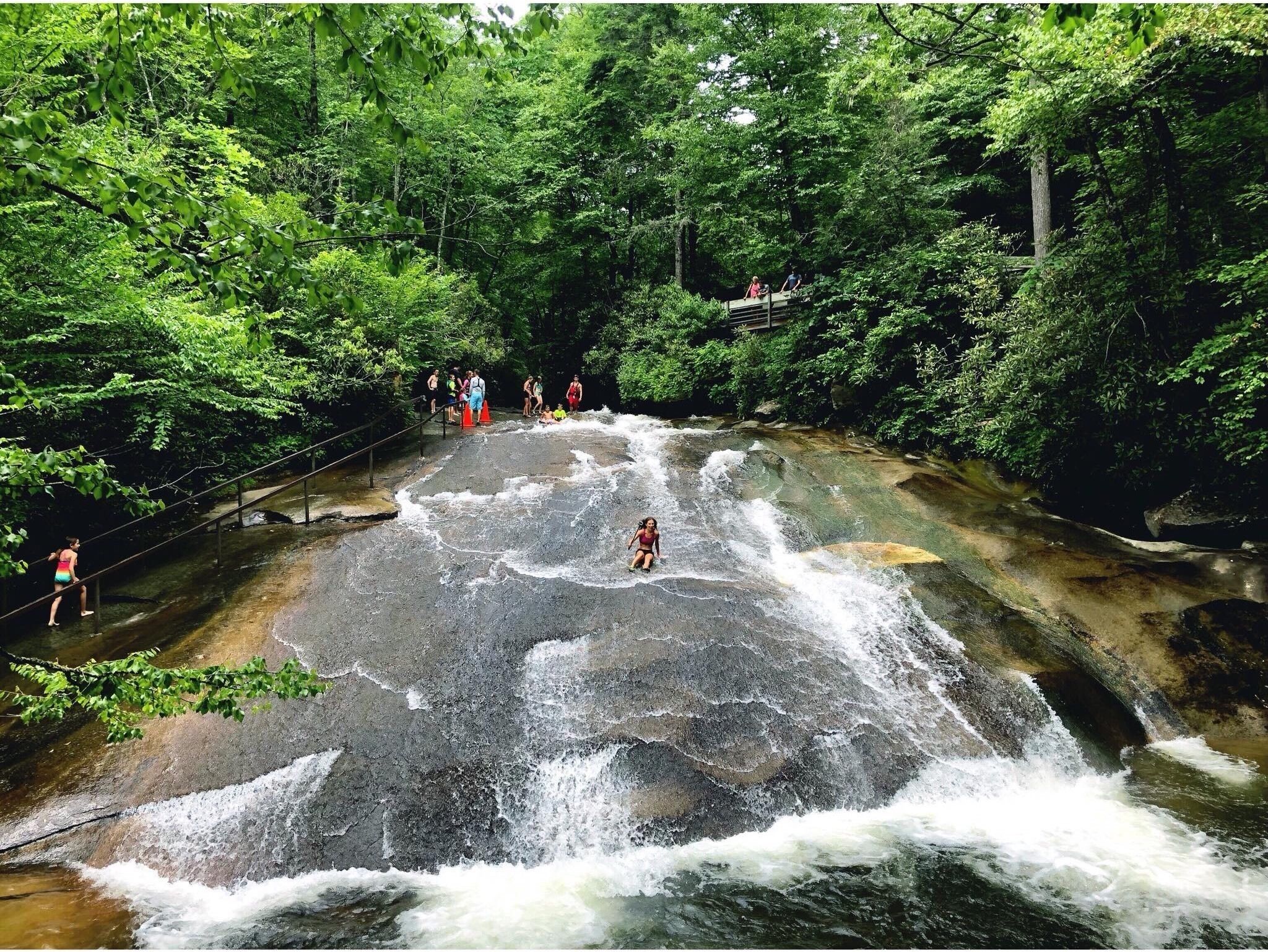 I have a great experience with sliding rock it was my first time! Really excellent fun. ♥️