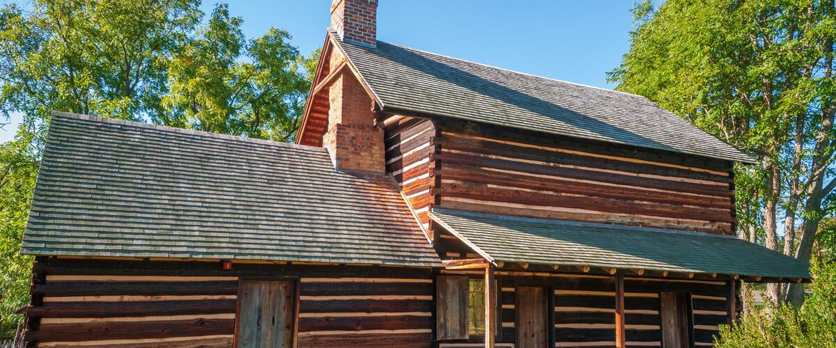 The Zebulon B. Vance Birthplace Historic site located in Weaverville, Buncombe County, North Carolina