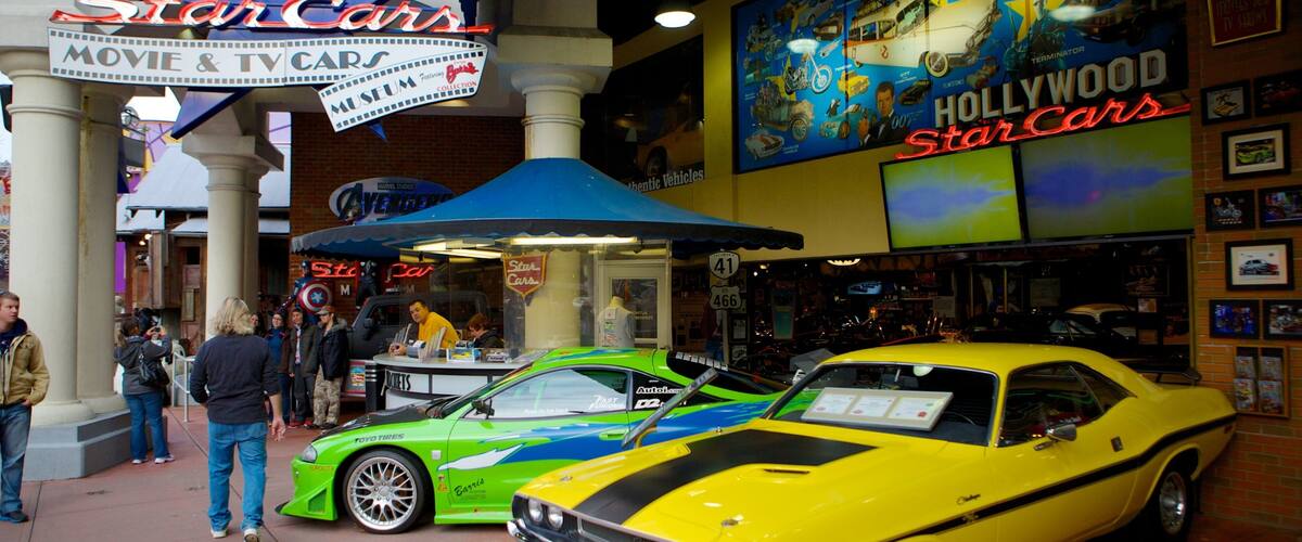 Hollywood Star Cars Museum das einen Innenansichten