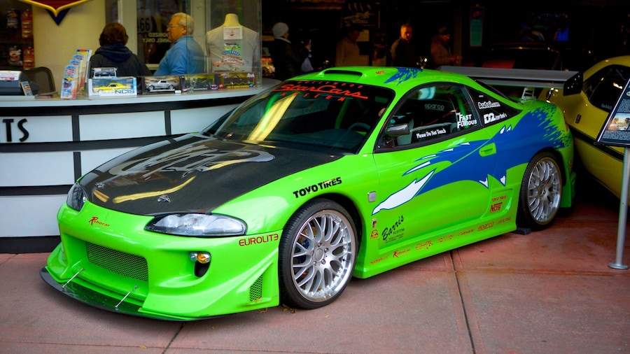 Hollywood Star Cars Museum bevat interieur