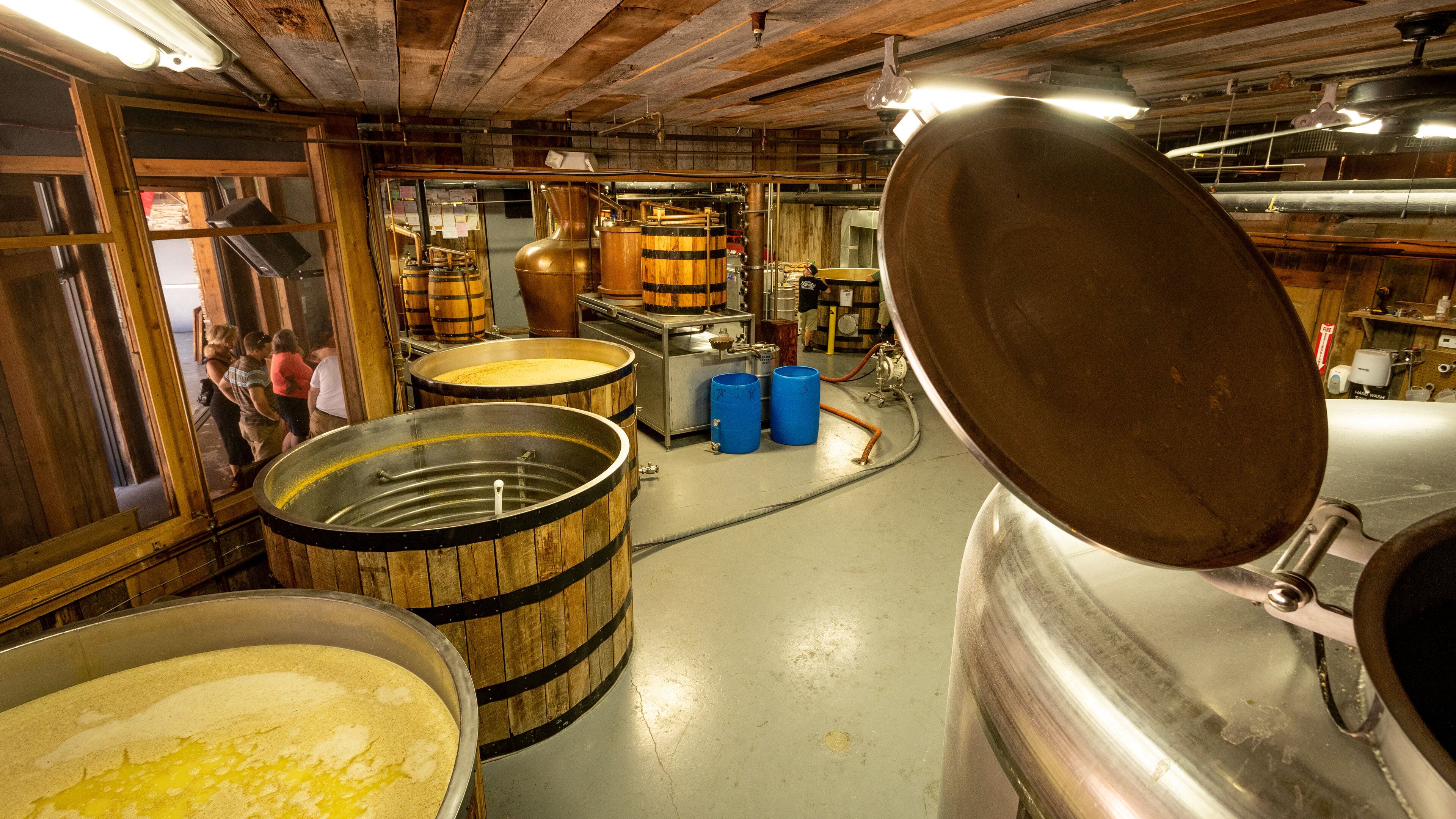 Ole Smoky Moonshine Distillery showing interior views