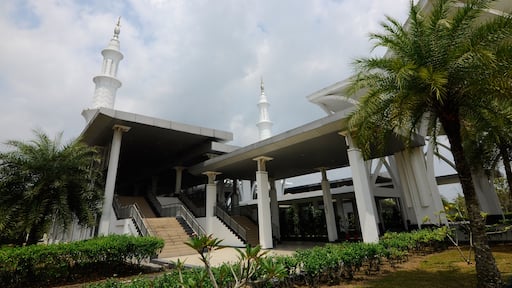 Sultan Ismail Airport Mosque at Senai Airport in Malaysia