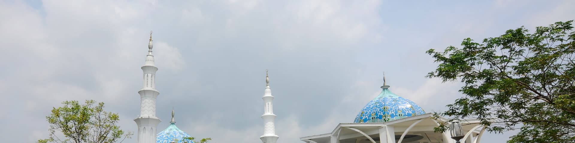 Sultan Ismail Airport Mosque at Senai Airport in Malaysia