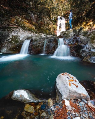 beautiful double waterfall
#OnTheRoad