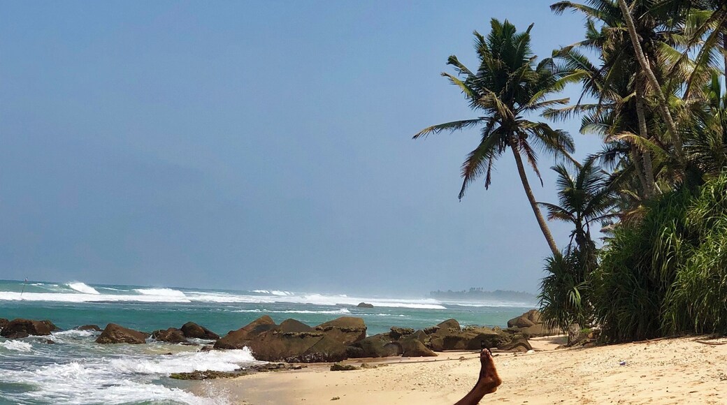Local boy enjoying the beach on Sunday