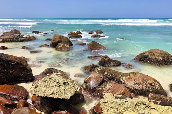 Long stretch of nice beach